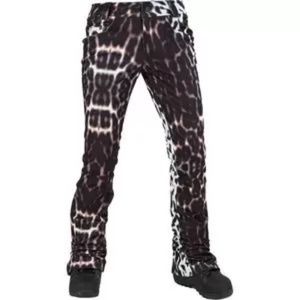 Volcom Battle Cheetah Stretch Snowboard & Ski Pants. Small AND Medium